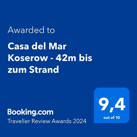 Casa-del-mar - Am Mit Sauna Und Kamin Koserow